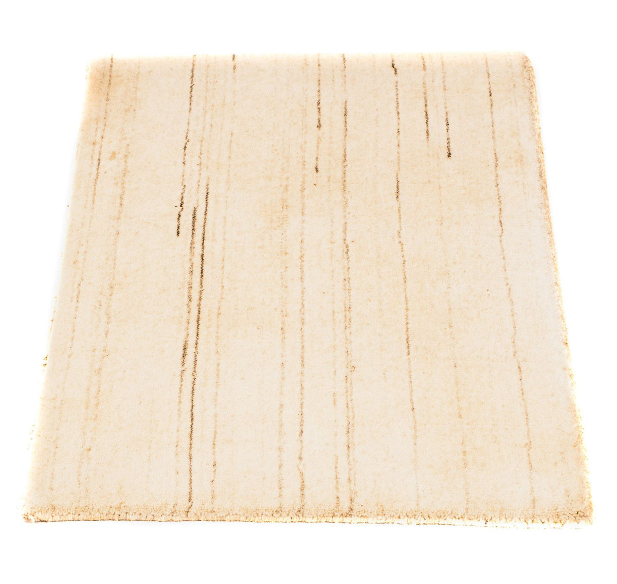 Gabbeh Tapijt - Zacht - 75 x 55 cm - beige
