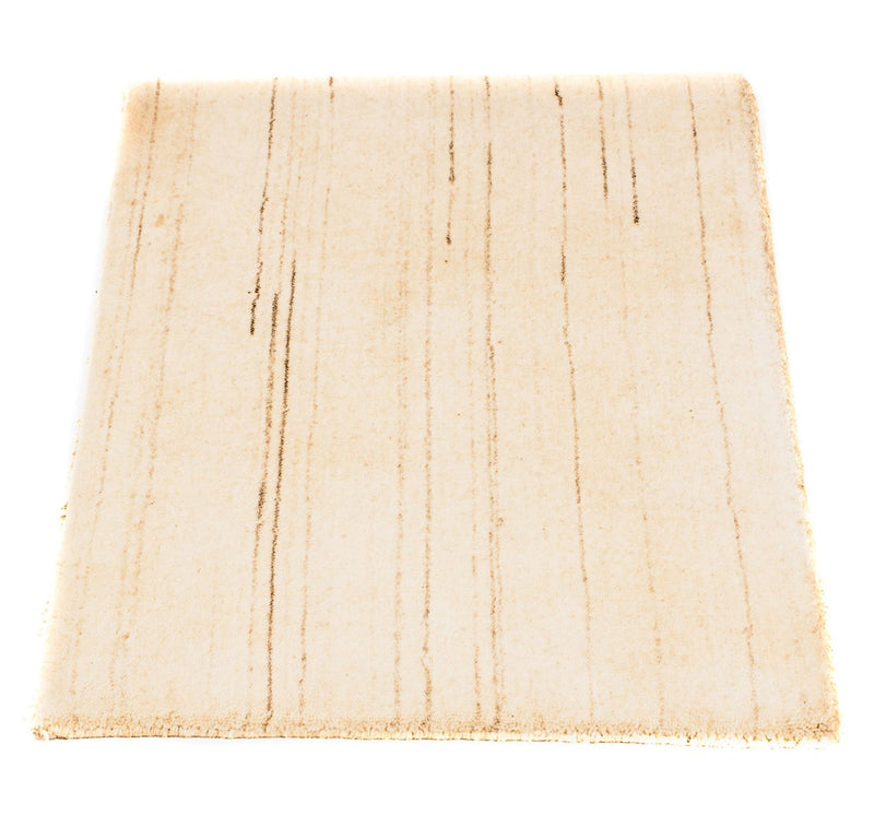 Gabbeh Tapijt - Zacht - 75 x 55 cm - beige