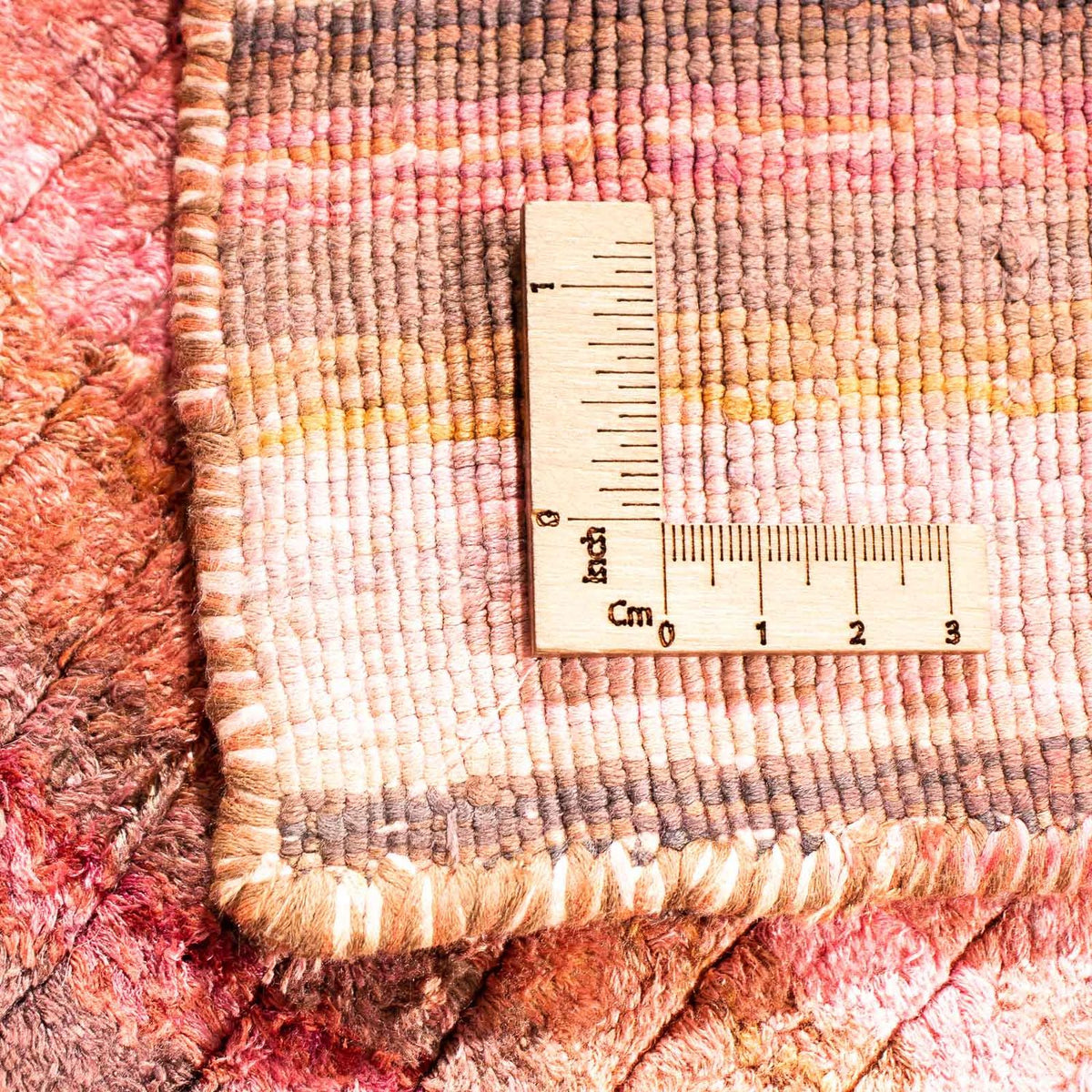 Viscose tapijt vierkant  - 197 x 197 cm - veelkleurig