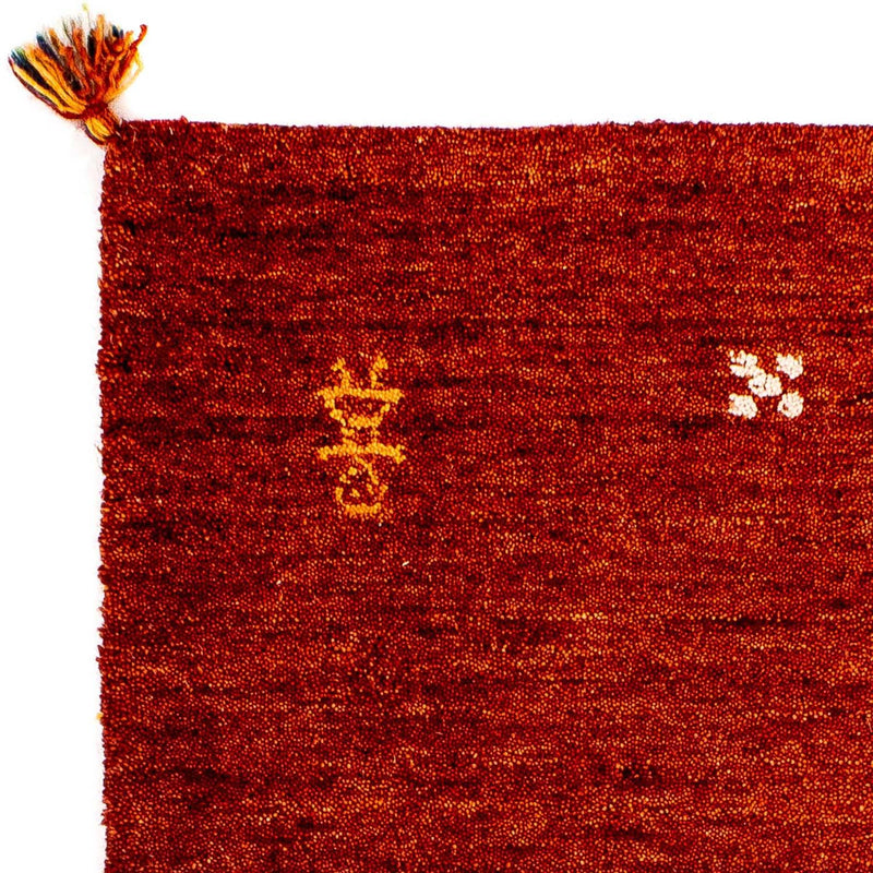 Gabbeh tapijt - Indus - 90 x 60 cm - donkerrood