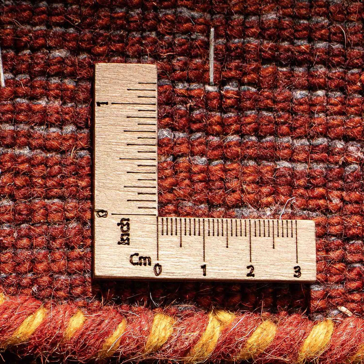 Gabbeh tapijt - Indus - 90 x 60 cm - donkerrood