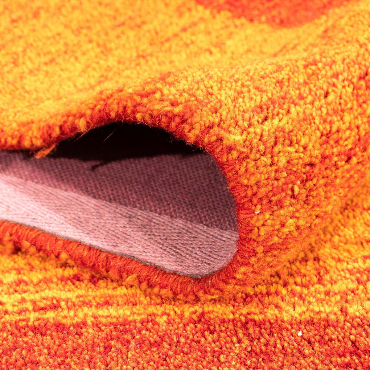 Wollen tapijt - 226 x 160 cm - oranje