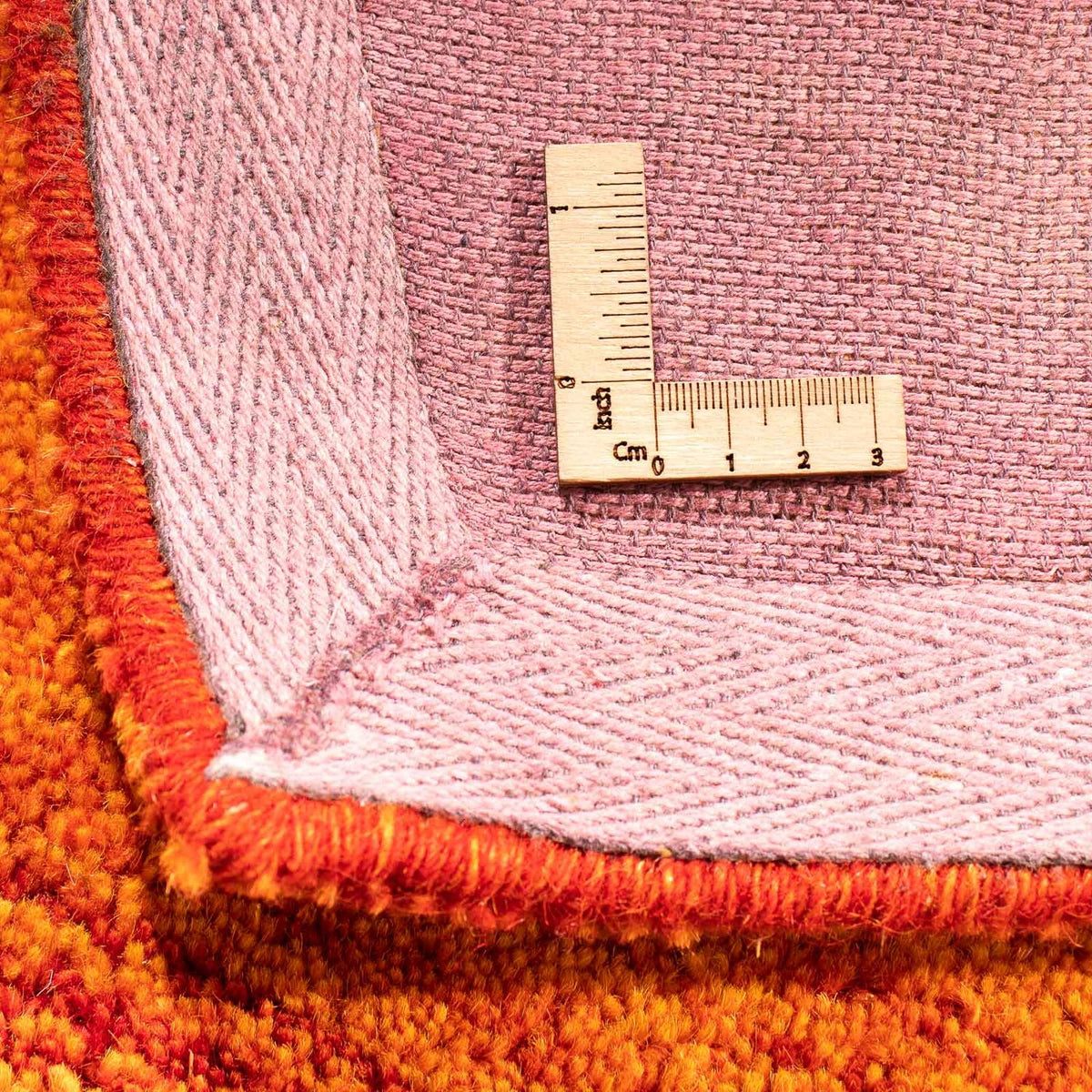 Wollen tapijt - 226 x 160 cm - oranje