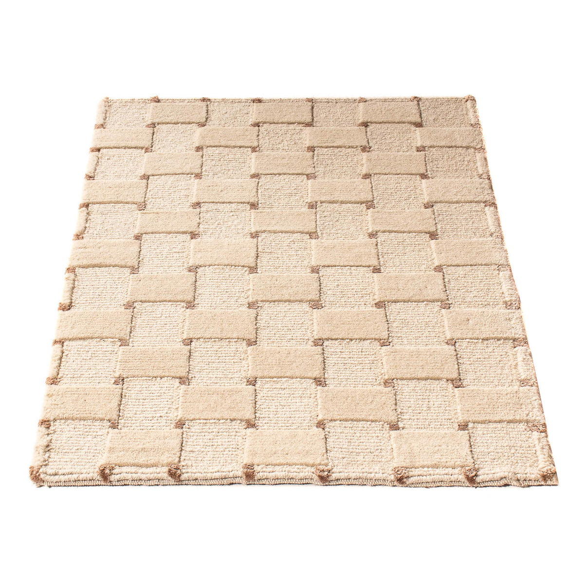 Nepal tapijt - 90 x 60 cm - beige