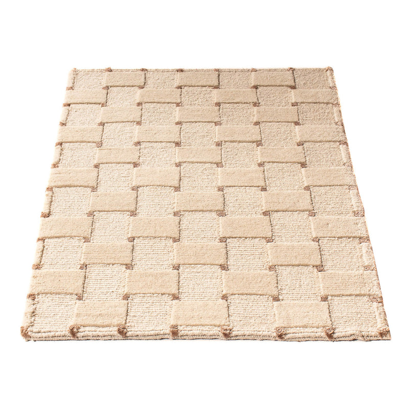 Nepal tapijt - 90 x 60 cm - beige