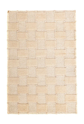 Nepal tapijt - 90 x 60 cm - beige