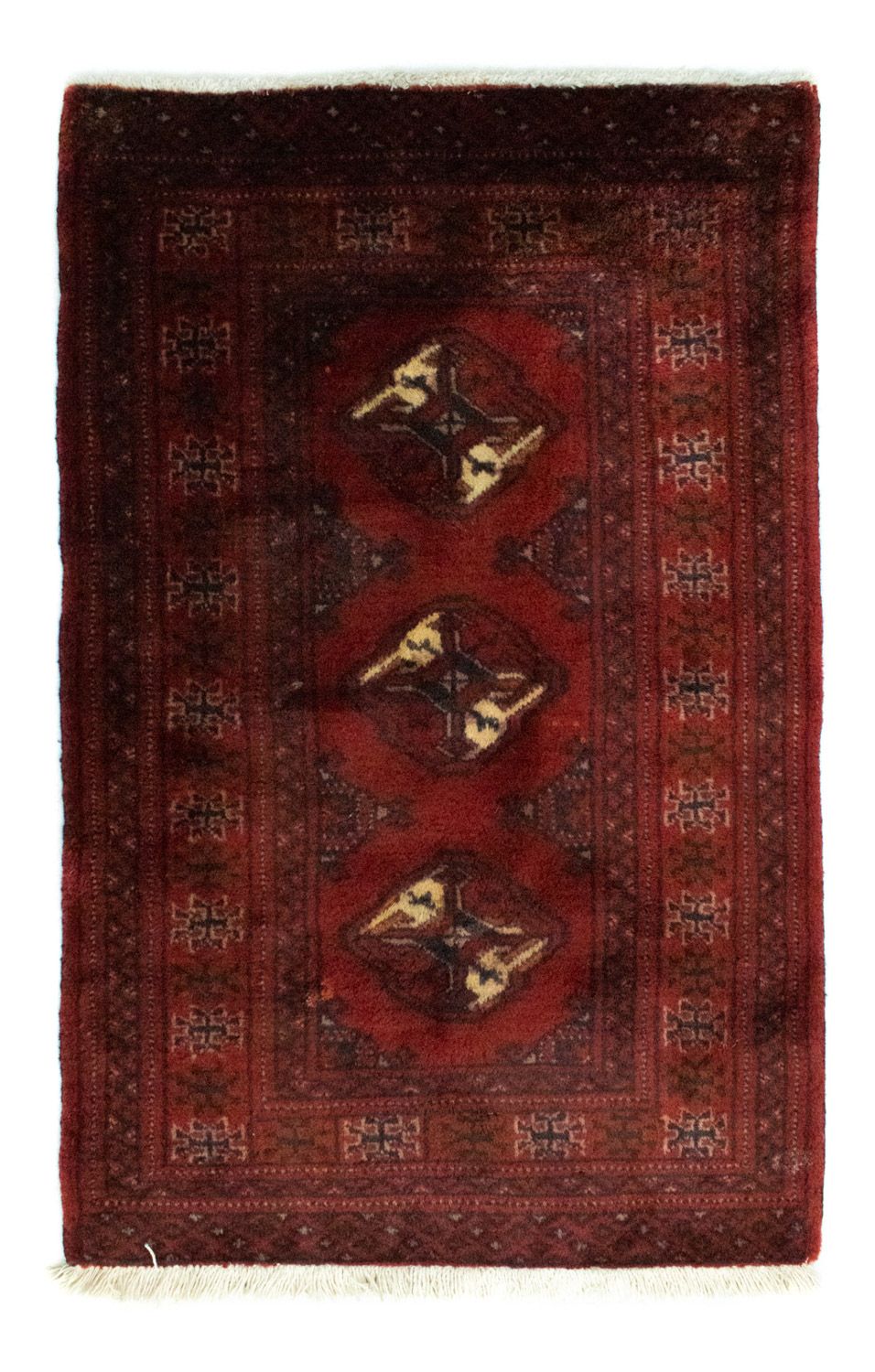 Turkaman tapijt - 96 x 63 cm - rood