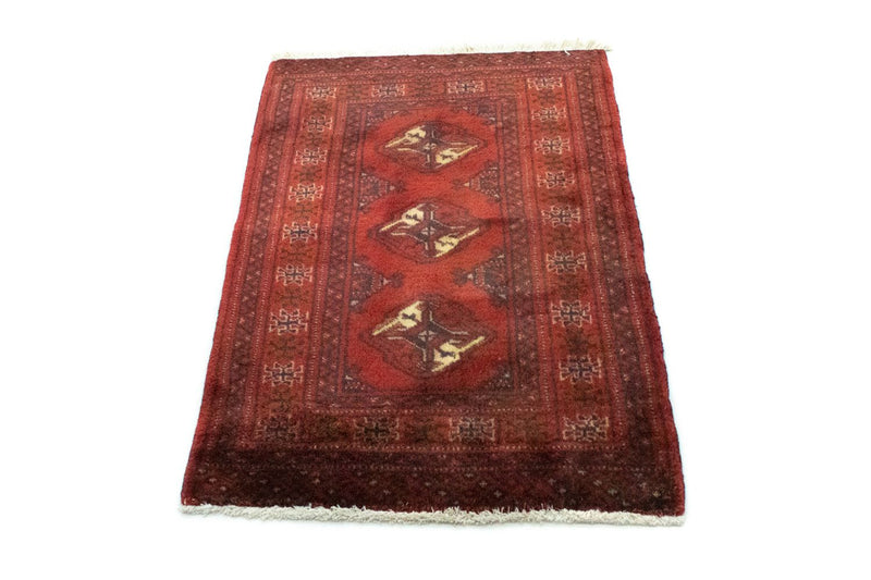 Turkaman tapijt - 96 x 63 cm - rood