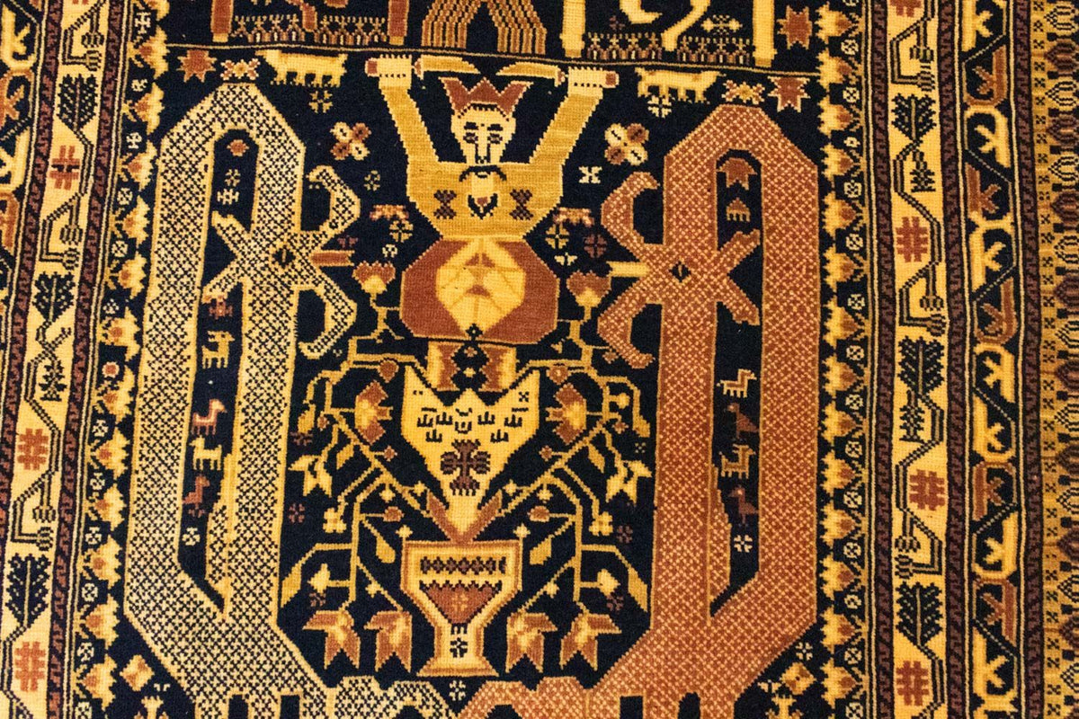 Afghaans tapijt - 153 x 87 cm - blauw