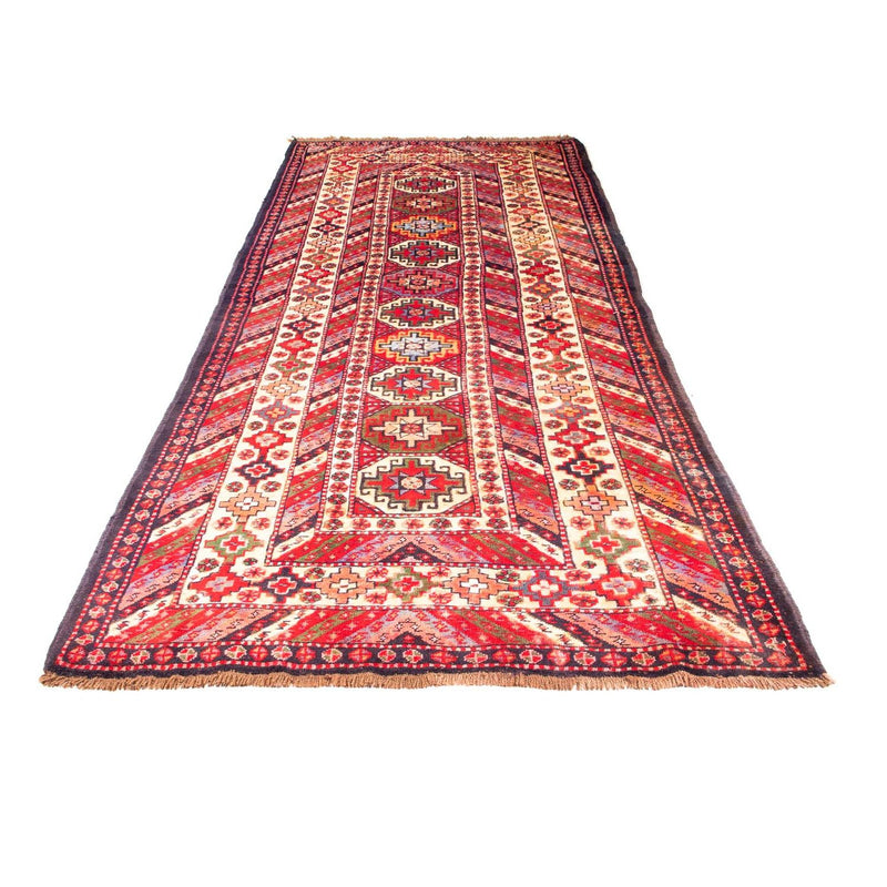 Loper Perzisch Tapijt - Nomadisch - 320 x 143 cm - licht rood