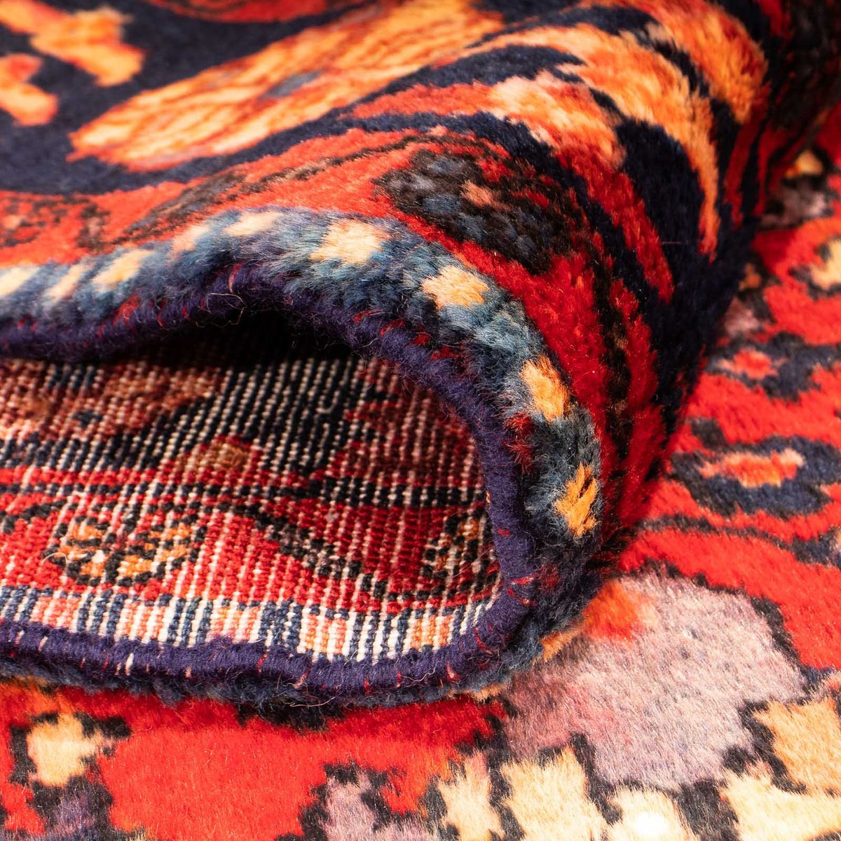 Loper Perzisch Tapijt - Nomadisch - 290 x 145 cm - donkerrood