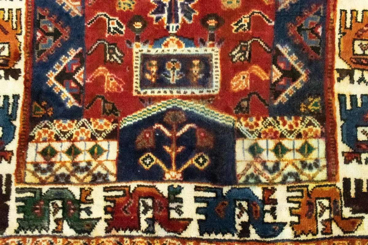 Perzisch Tapijt - Nomadisch - 146 x 91 cm - rood