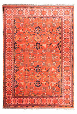 Afghaans tapijt - Hatshlu - 300 x 205 cm - licht rood