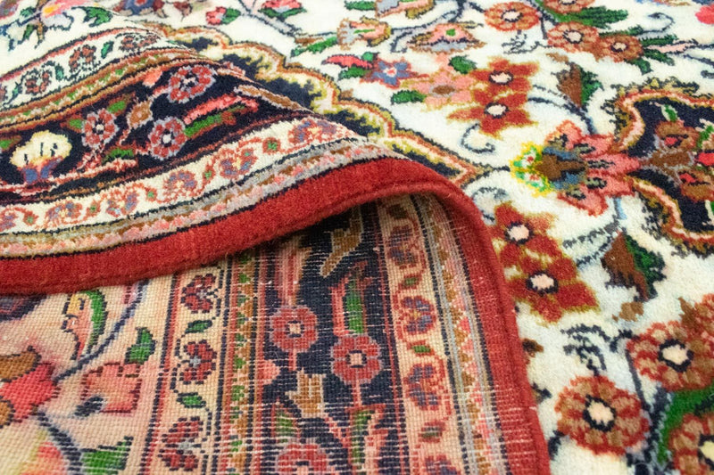 Perzisch tapijt - Ghom - 145 x 102 cm - beige