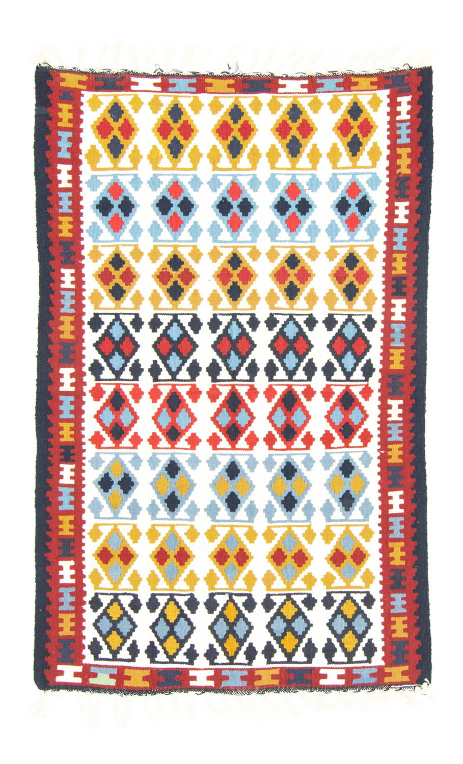 Kelim tapijt - Oud - 150 x 94 cm - beige