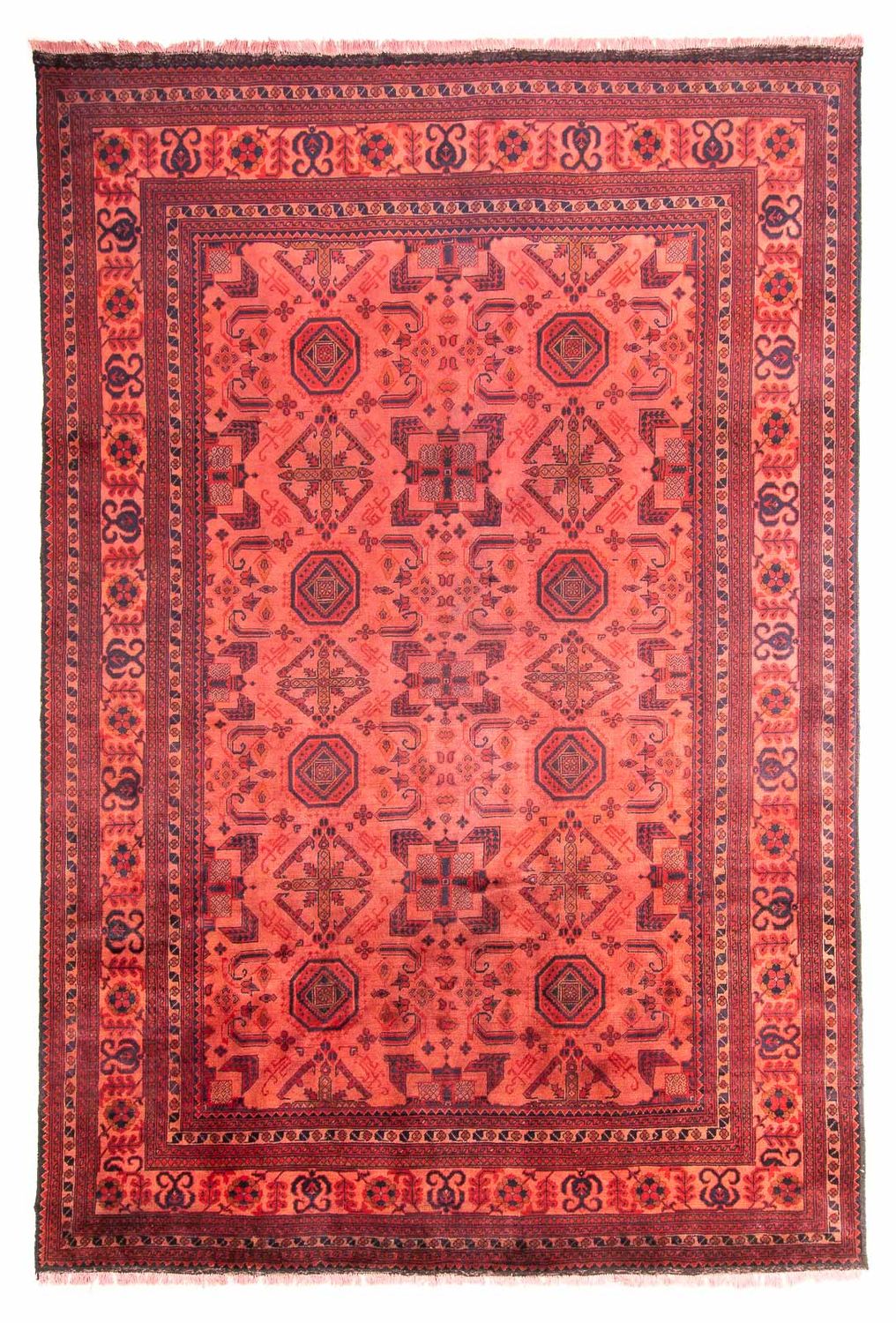 Afghaans tapijt - Hatshlu - 290 x 200 cm - rood