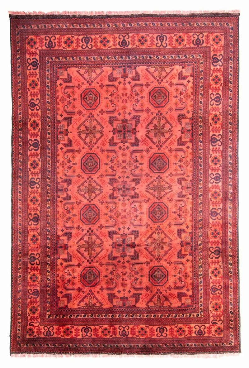 Afghaans tapijt - Hatshlu - 290 x 200 cm - rood
