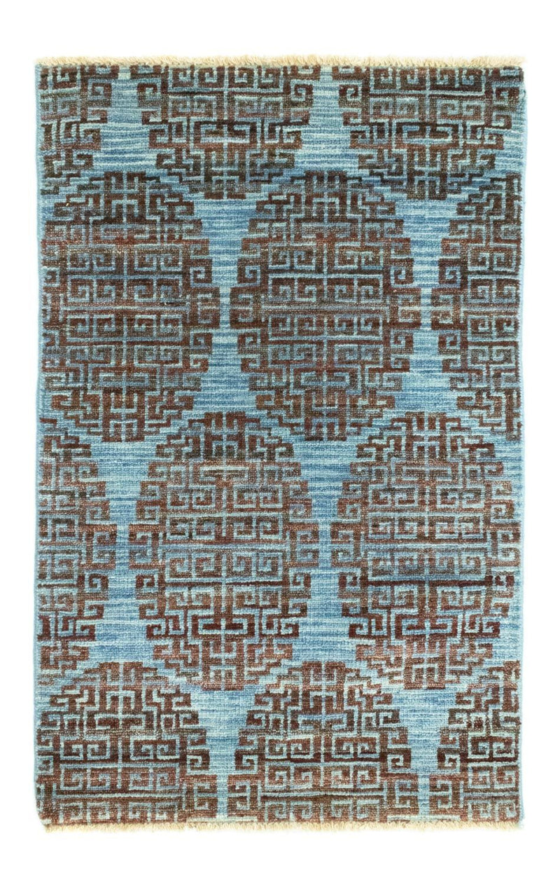 Designer tapijt - 96 x 60 cm - blauw