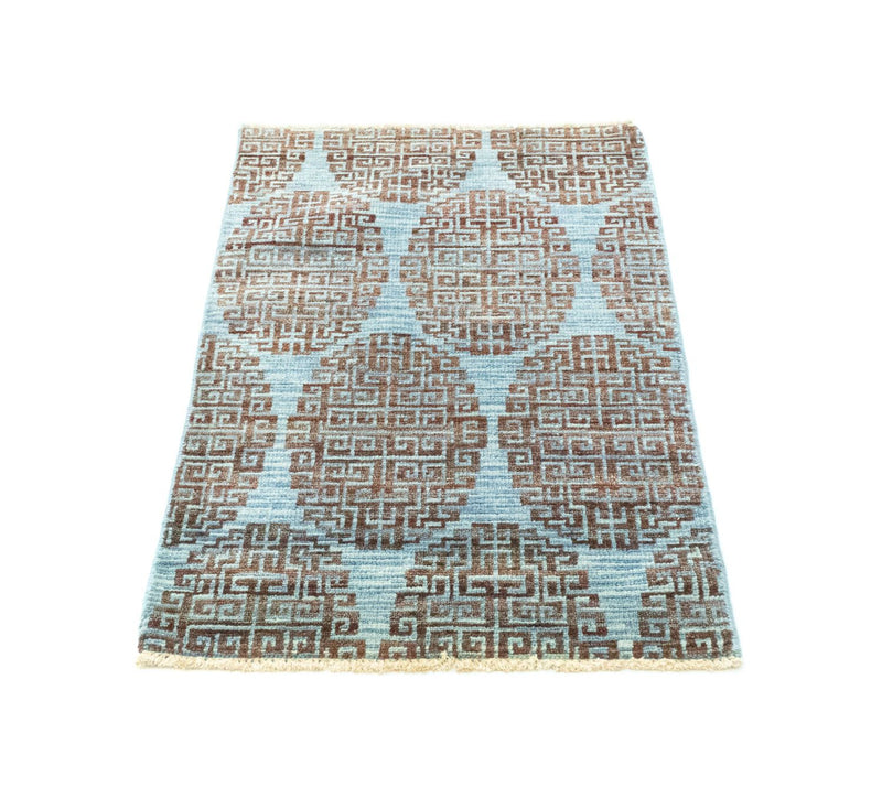 Designer tapijt - 96 x 60 cm - blauw