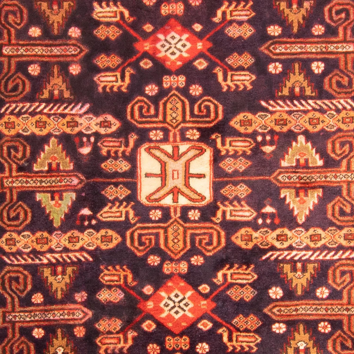 Loper Perzisch Tapijt - Nomadisch - 280 x 130 cm - donkerblauw