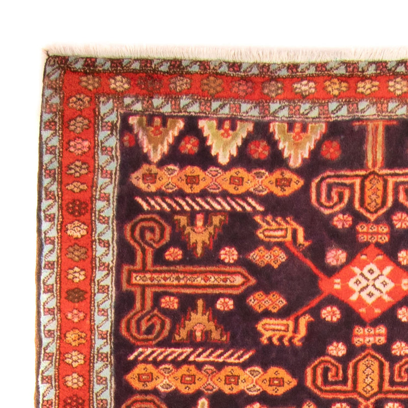 Loper Perzisch Tapijt - Nomadisch - 280 x 130 cm - donkerblauw