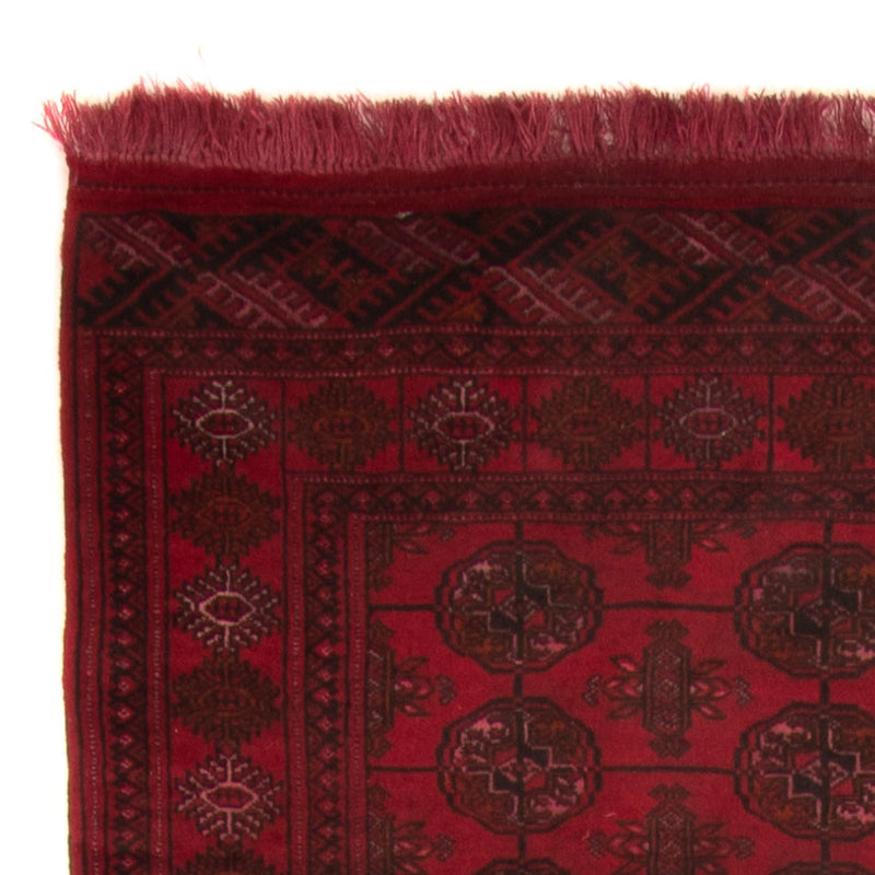 Loper Afghaans tapijt - Bukhara - 280 x 106 cm - donkerrood