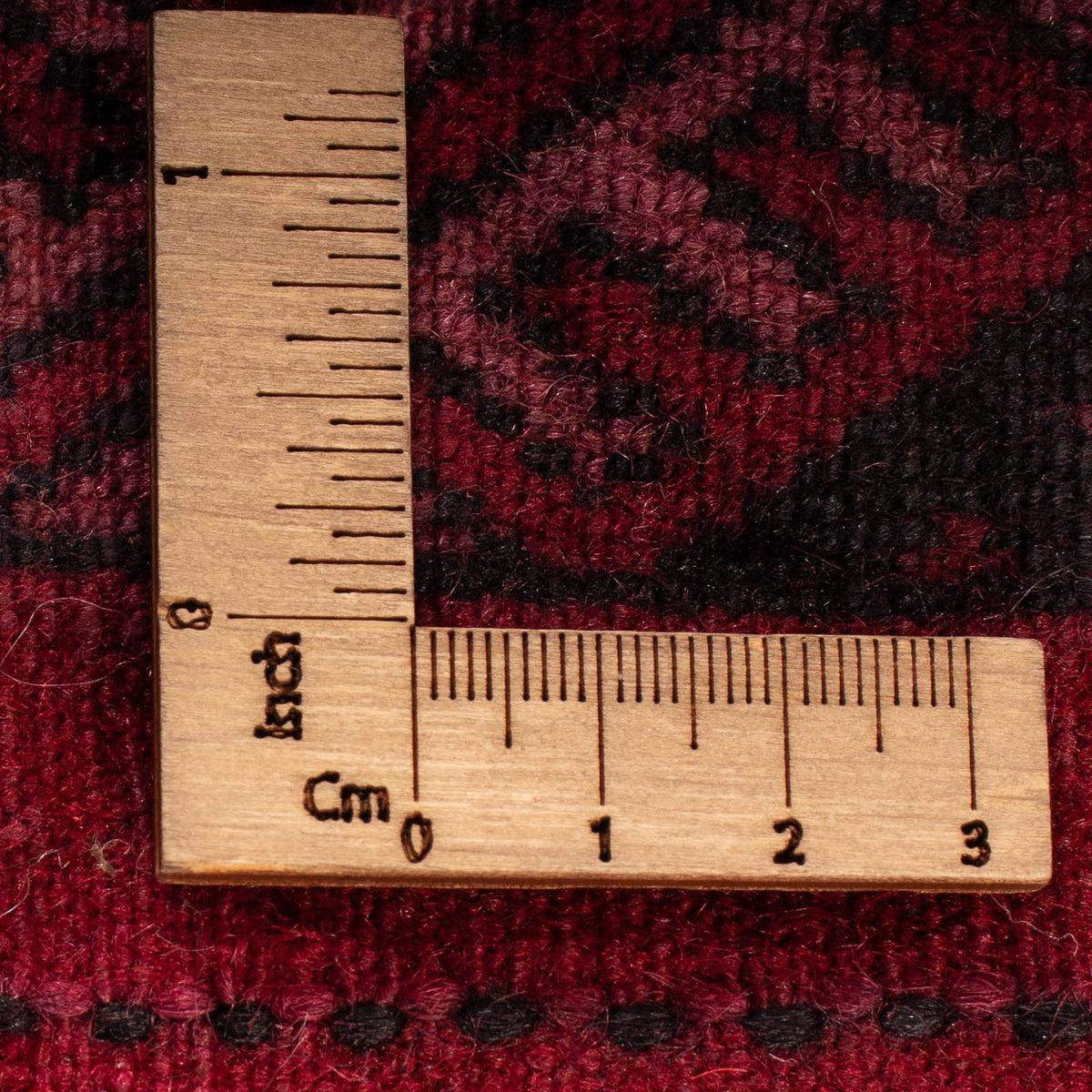 Loper Afghaans tapijt - Bukhara - 280 x 106 cm - donkerrood