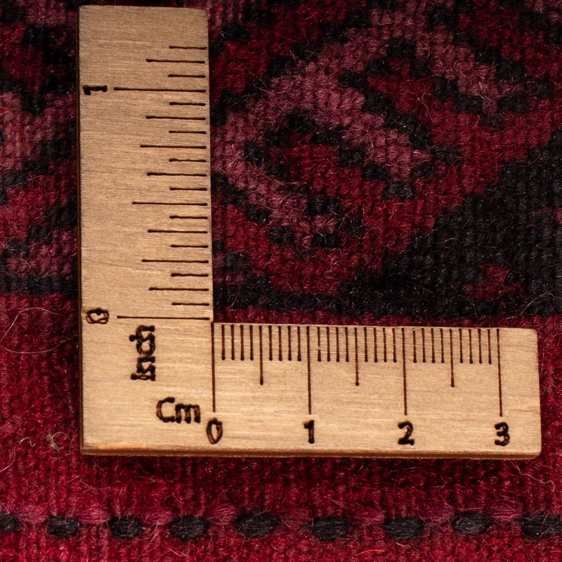 Loper Afghaans tapijt - Bukhara - 280 x 106 cm - donkerrood