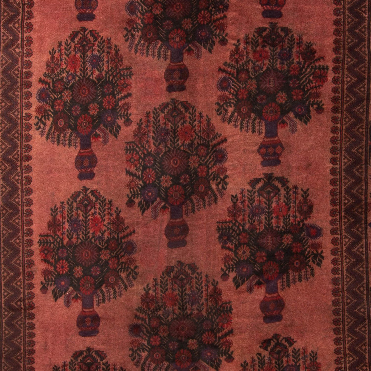 Afghaans tapijt - 303 x 200 cm - veelkleurig