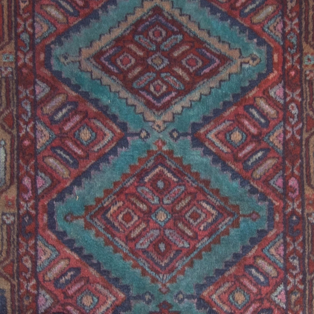 Loper Perzisch Tapijt - Nomadisch - 281 x 89 cm - blauw