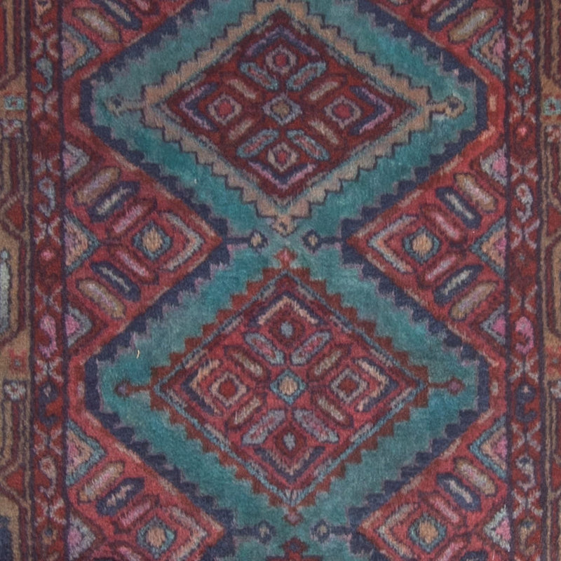 Loper Perzisch Tapijt - Nomadisch - 281 x 89 cm - blauw