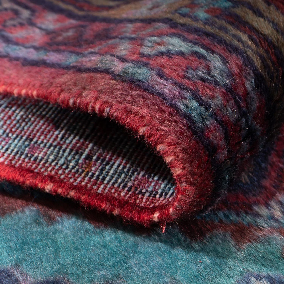 Loper Perzisch Tapijt - Nomadisch - 281 x 89 cm - blauw