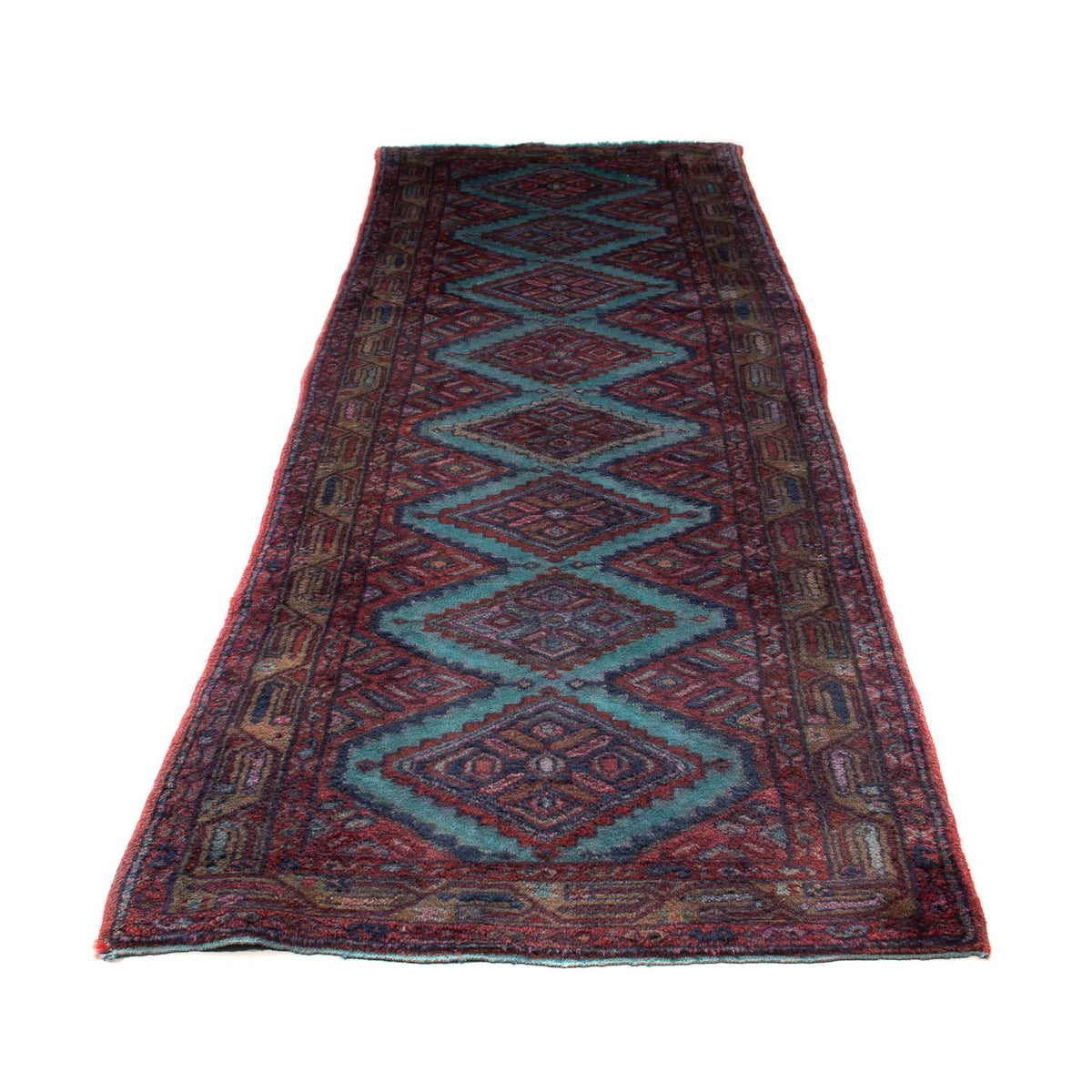 Loper Perzisch Tapijt - Nomadisch - 281 x 89 cm - blauw