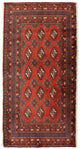Turkaman tapijt 100x50cm - Perzisch tapijt