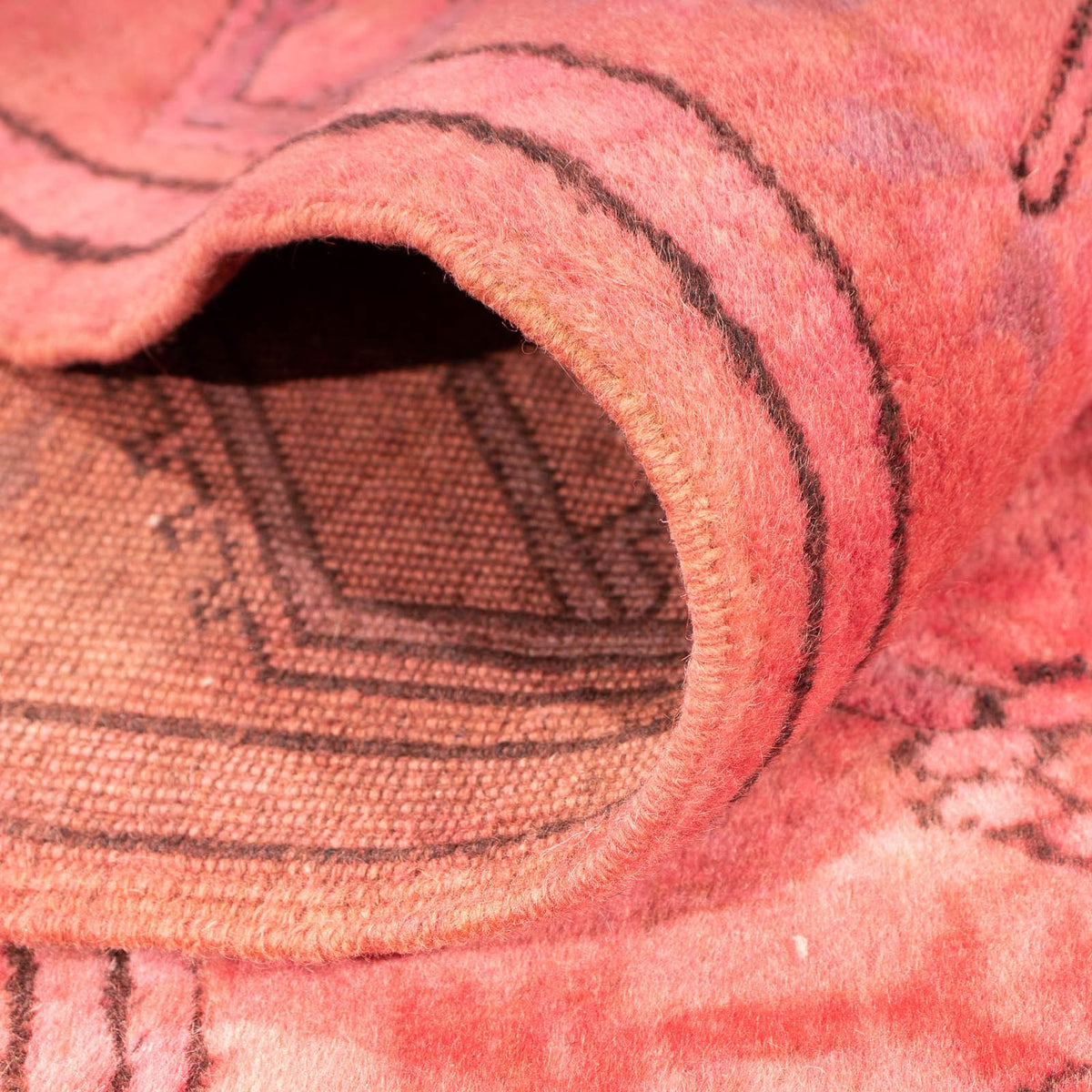 Pakistaans tapijt - 190 x 120 cm - licht rood