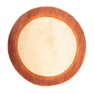 Gabbeh tapijt - Indus rond  - 200 x 200 cm - beige