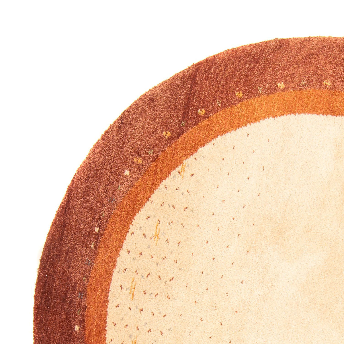 Gabbeh tapijt - Indus rond  - 200 x 200 cm - beige