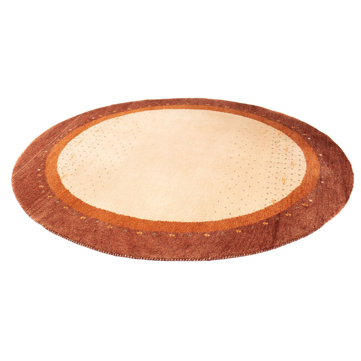 Gabbeh tapijt - Indus rond  - 200 x 200 cm - beige