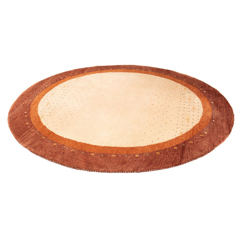 Gabbeh tapijt - Indus rond  - 200 x 200 cm - beige
