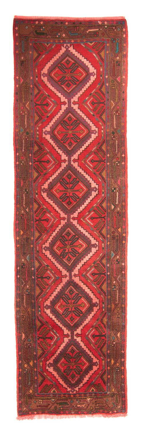 Loper Perzisch Tapijt - Nomadisch - 282 x 80 cm - rood