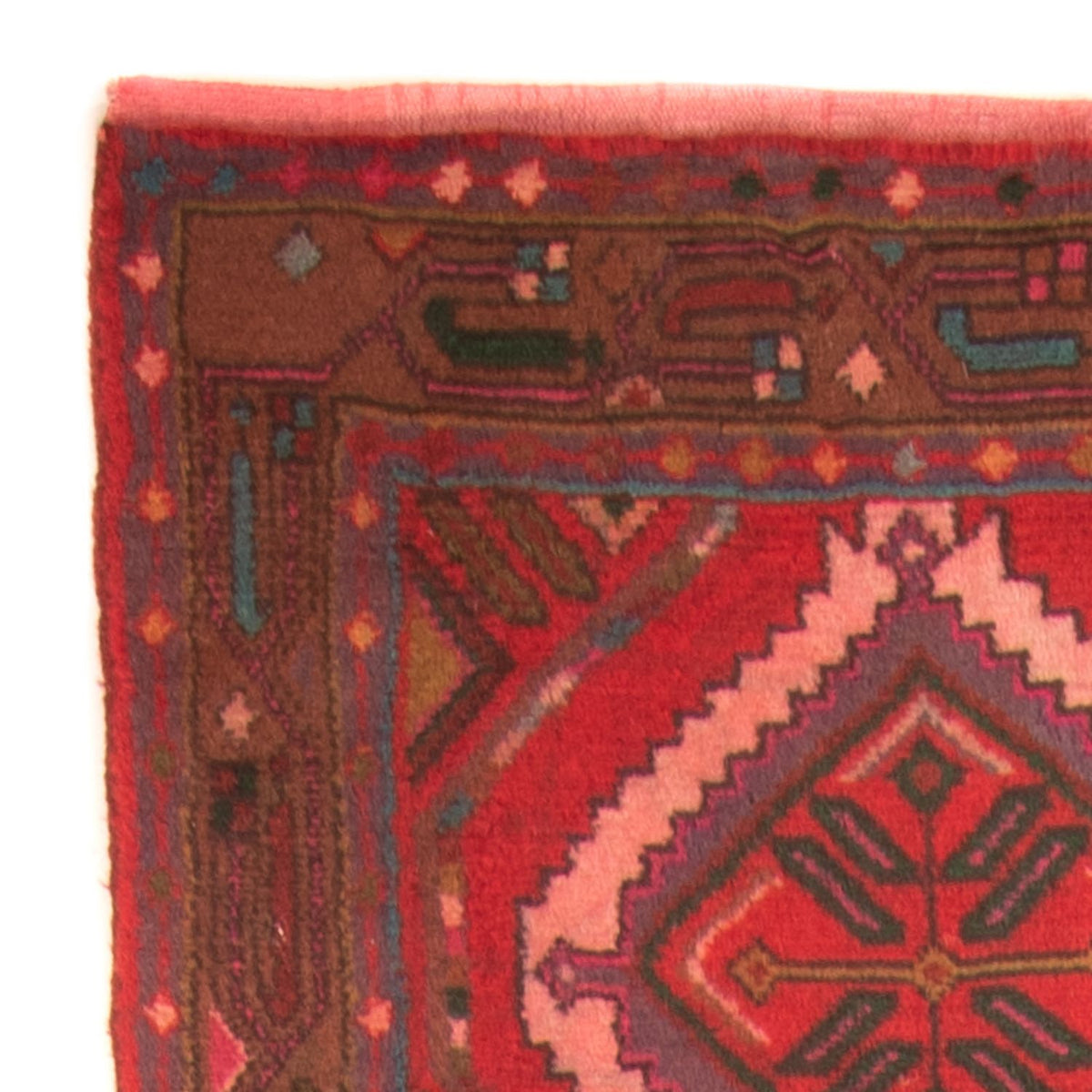 Loper Perzisch Tapijt - Nomadisch - 282 x 80 cm - rood