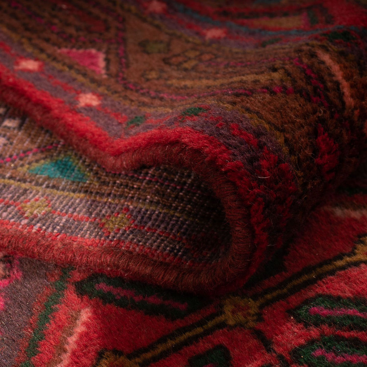 Loper Perzisch Tapijt - Nomadisch - 282 x 80 cm - rood