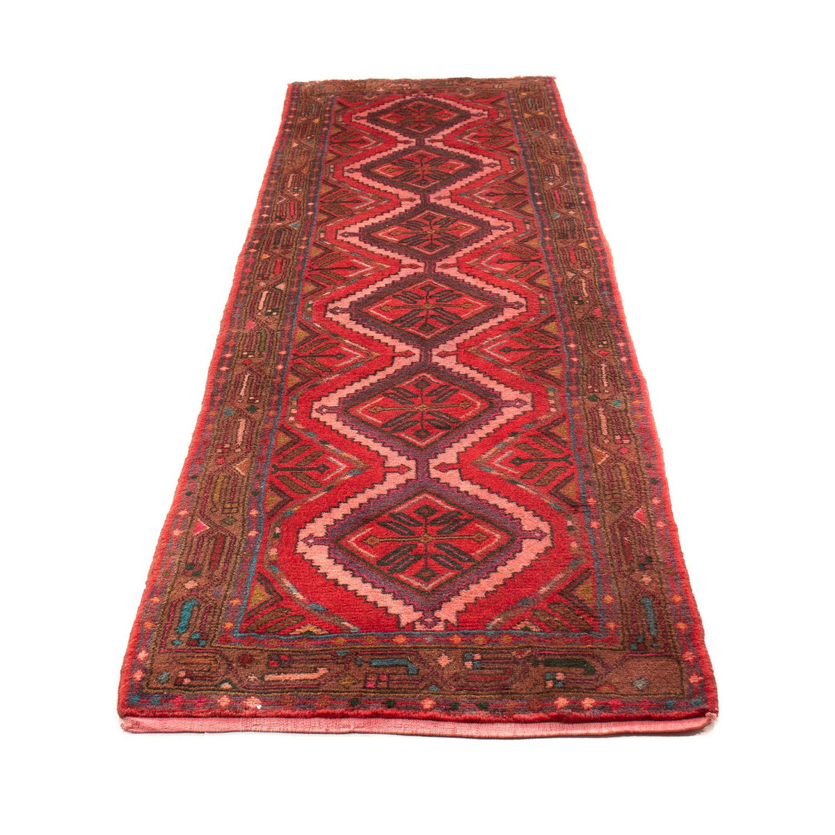 Loper Perzisch Tapijt - Nomadisch - 282 x 80 cm - rood
