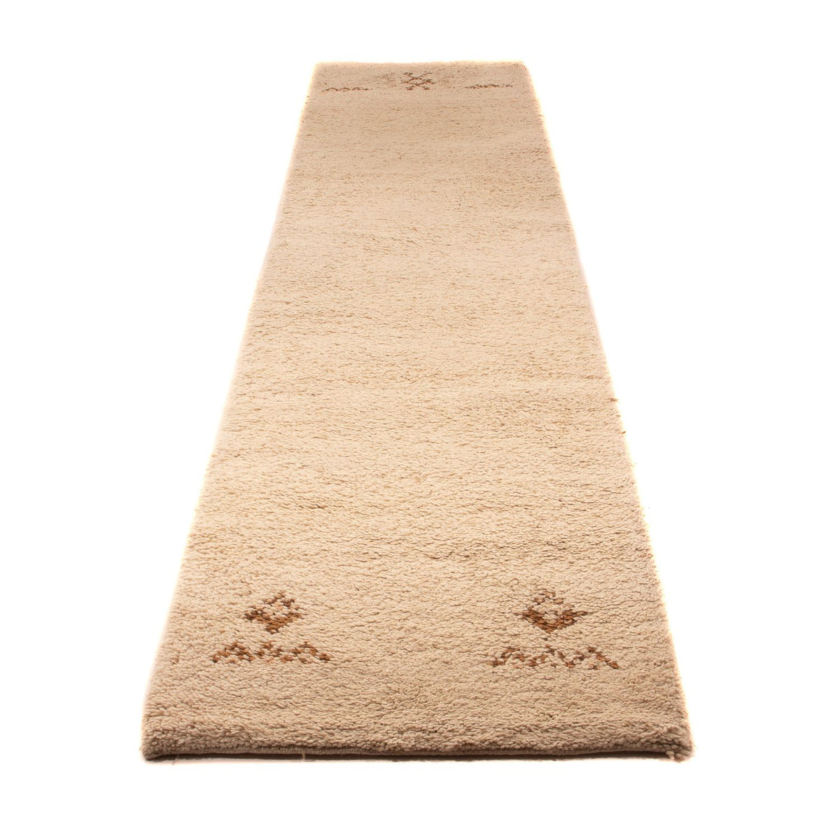 Loper Berber tapijt - 332 x 72 cm - beige