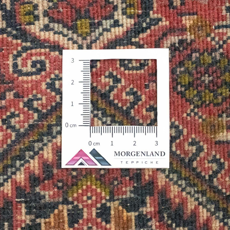 Loper Perzisch tapijt - Bijar - 393 x 82 cm - rood