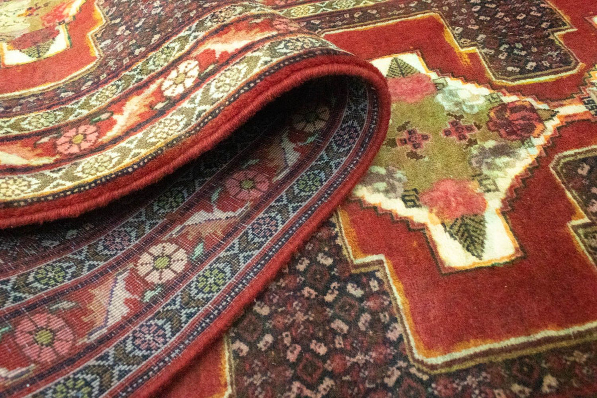 Loper Perzisch Tapijt - Nomadisch - 382 x 90 cm - rood