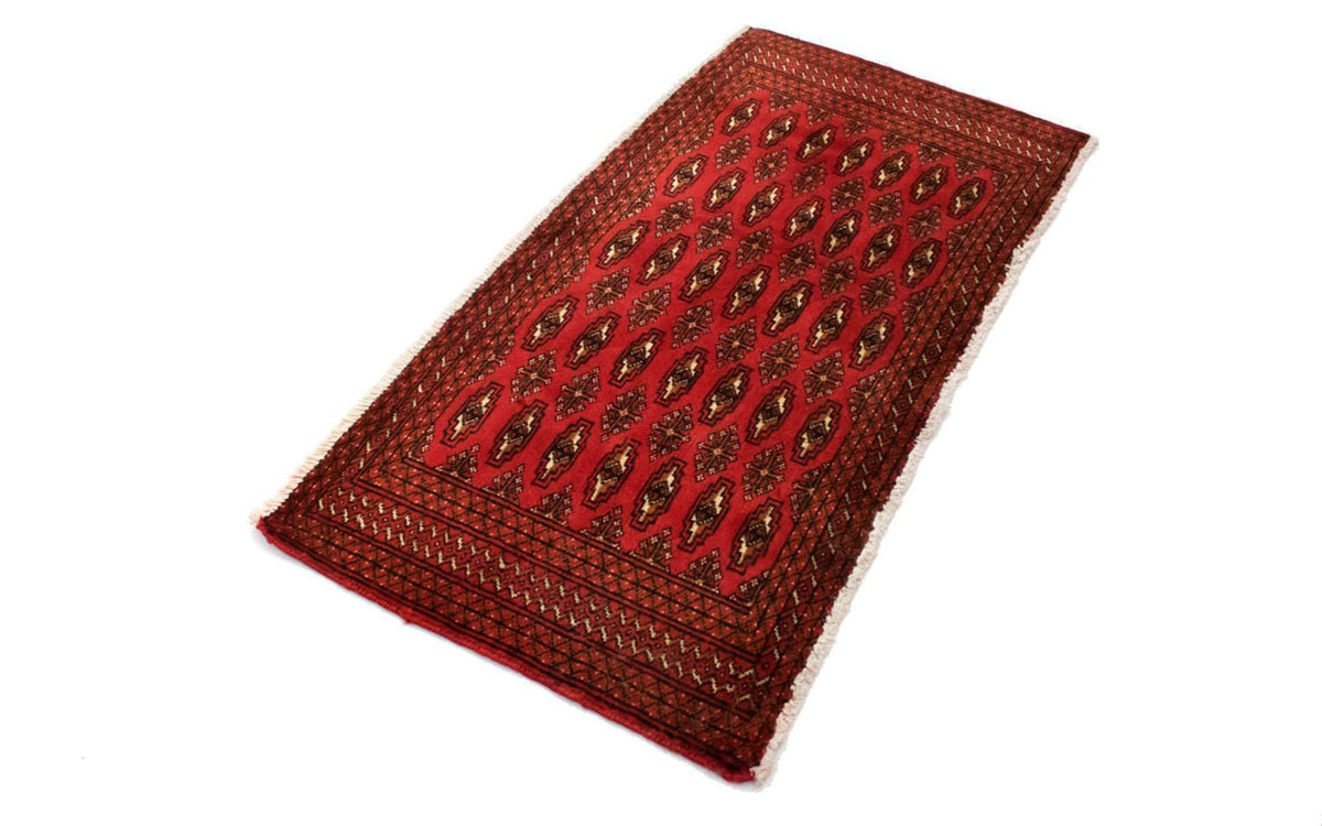 Turkaman tapijt - 130 x 60 cm - rood