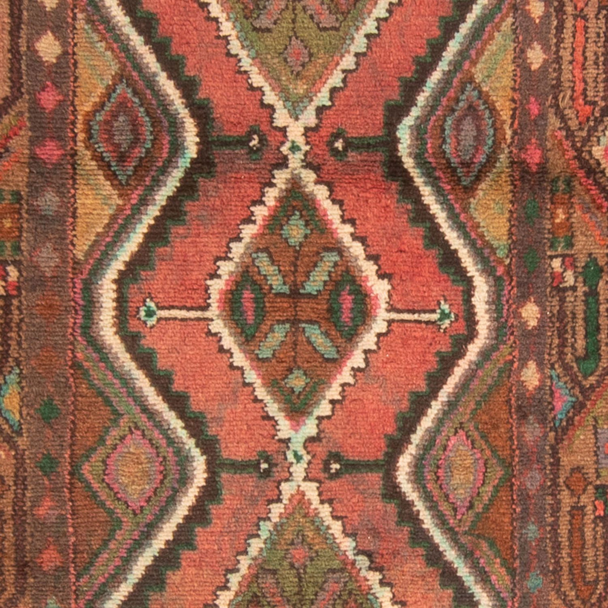 Loper Perzisch Tapijt - Nomadisch - 290 x 86 cm - licht rood