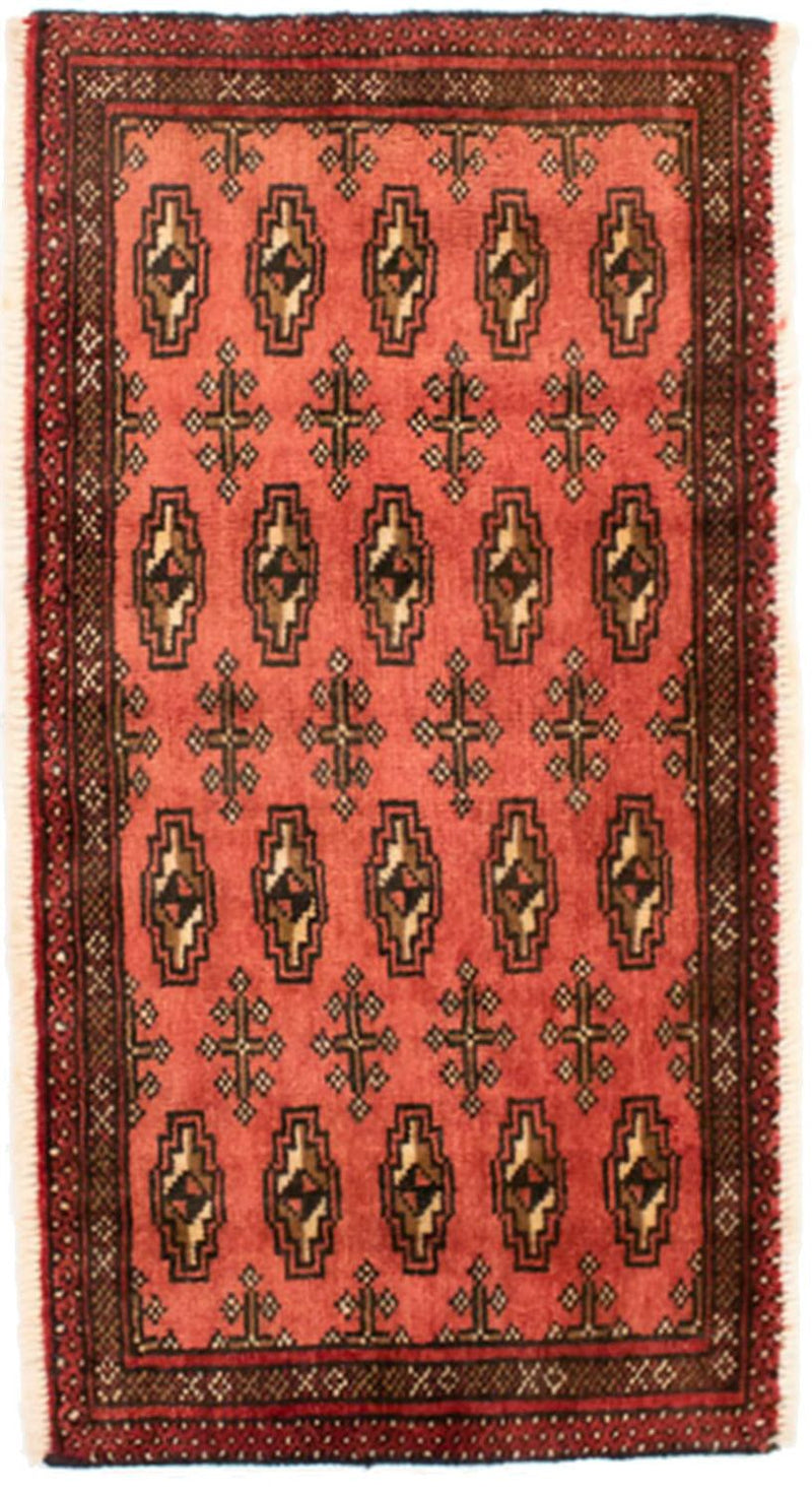 Turkaman tapijt - 130 x 60 cm - roest