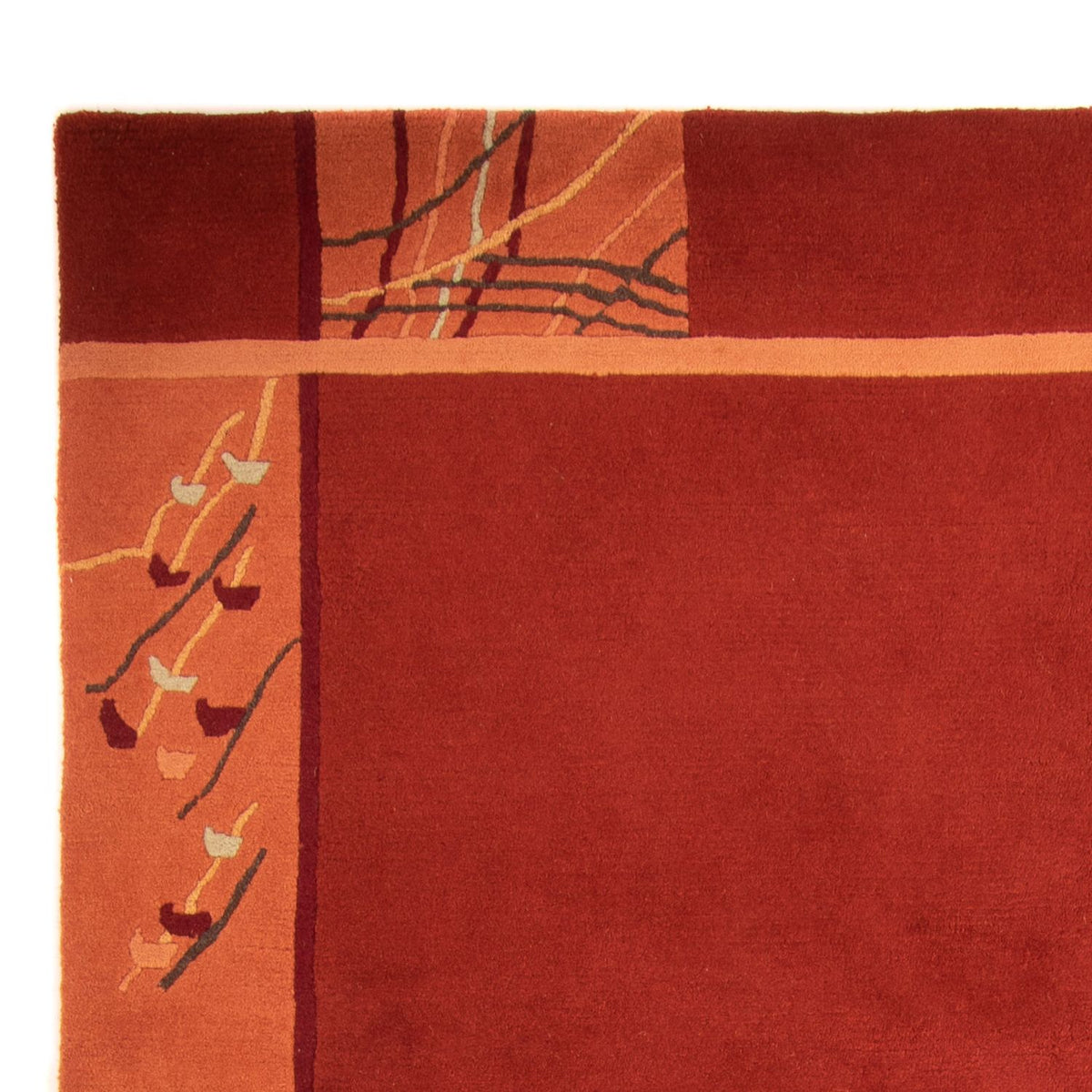 Nepal tapijt - 293 x 205 cm - donkerrood